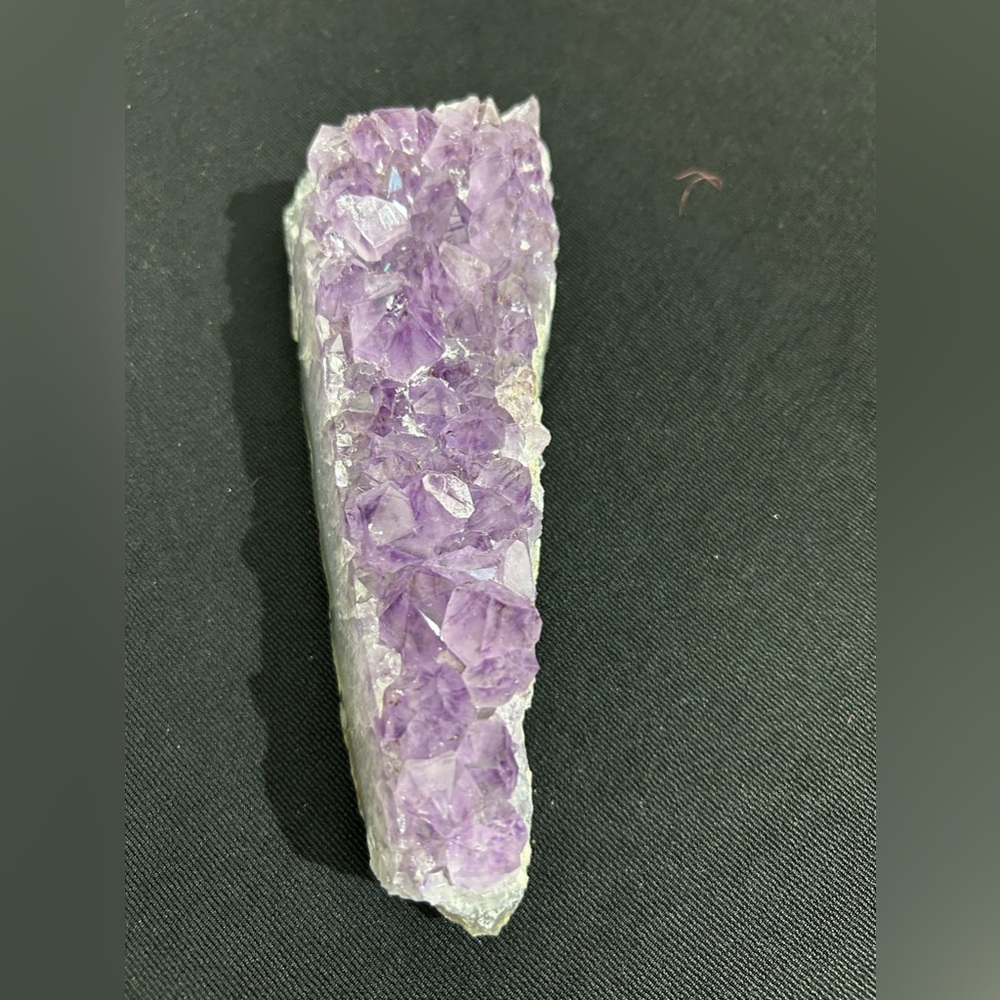 Genuine amethyst, crystal piece, beautiful precious gemstone